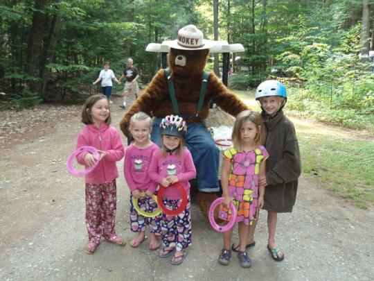 Quechee State Park campground near Hartford, Vermont