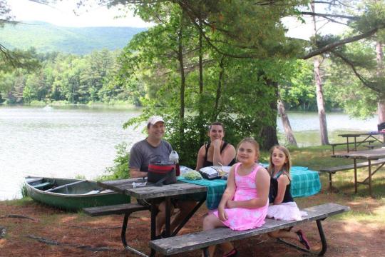 Lake Shaftsbury State Park campground near Shaftsbury, Vermont